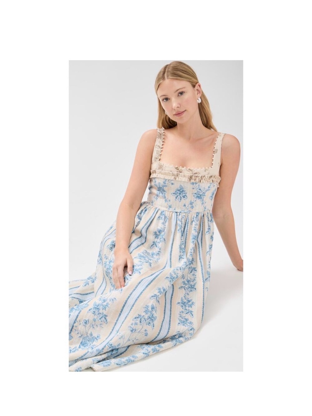 Agua by Agua Bendita Barbara Bougainvillea Midi Dress Size: Medium - Picture 3 of 14